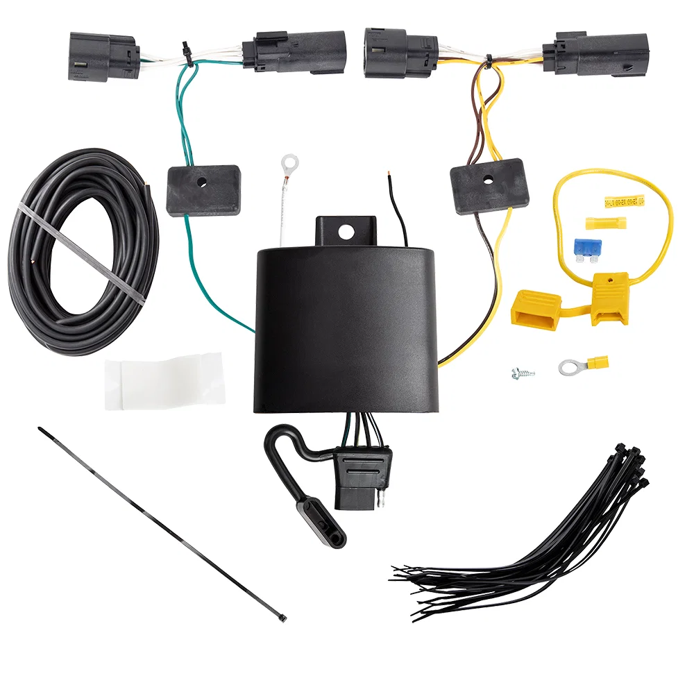 118802 – TEKONSHA Trailer Wiring Connector, T-One Connector Assembly With Circuit Protected Modulite HD Module 4-Way ...
